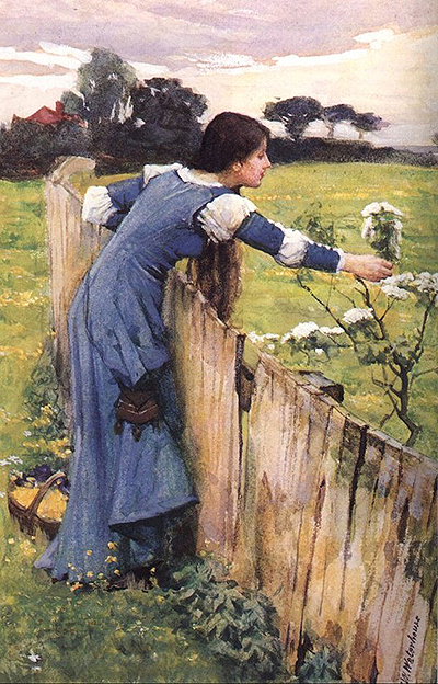 Spring (The Flower Picker) by John William Waterhouse